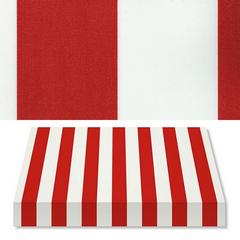 Маркизная ткань  R-012 WHITE RED (Испания)