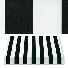 Маркизная ткань R-017 WHITE BLACK (Испания)